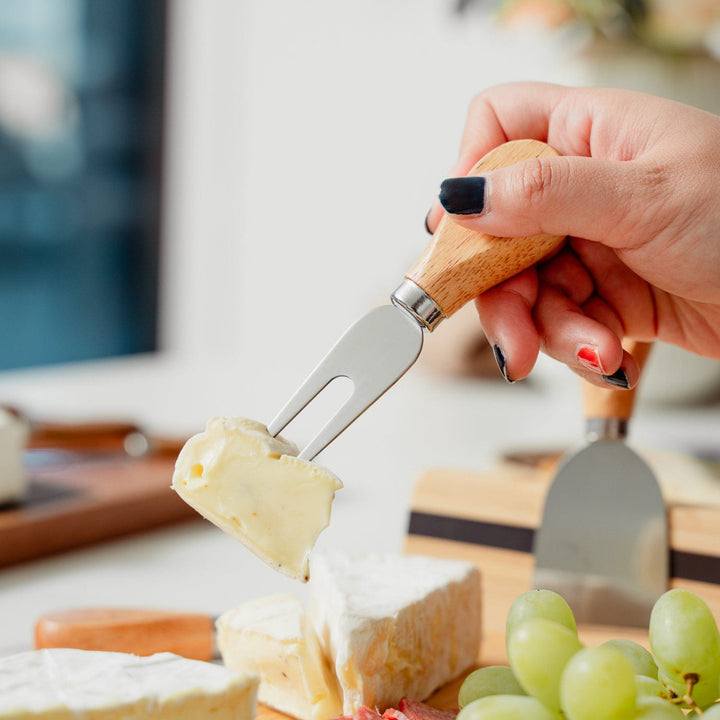 Living Today Bamboo Bamboo Cheese Board and Knife Set