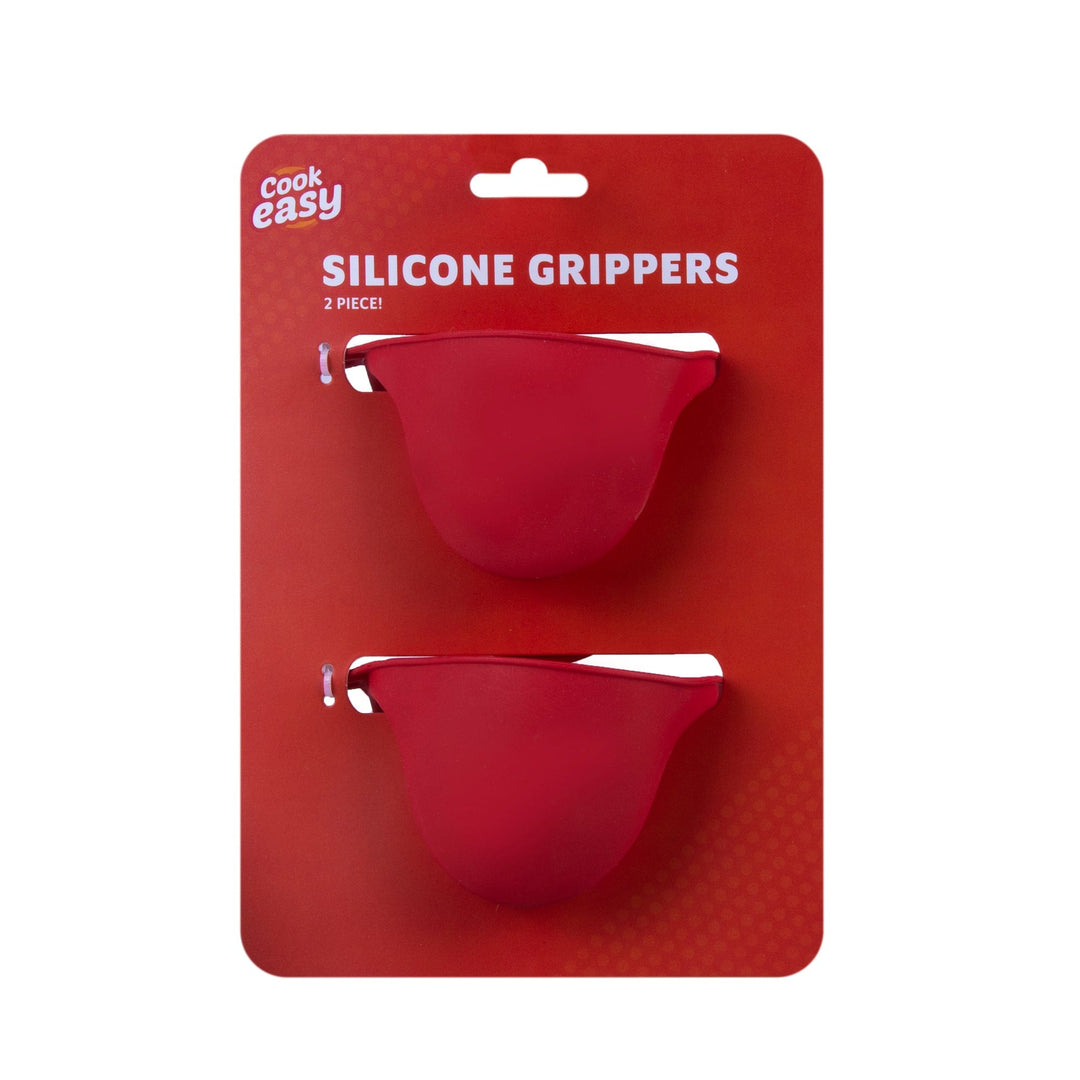 COOK EASY Homewares 2PC SILICONE GRIPPERS