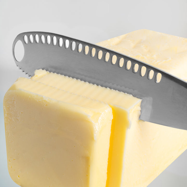 Brilliant Stainless Steel Butter Knife Serrated Edge Spreader