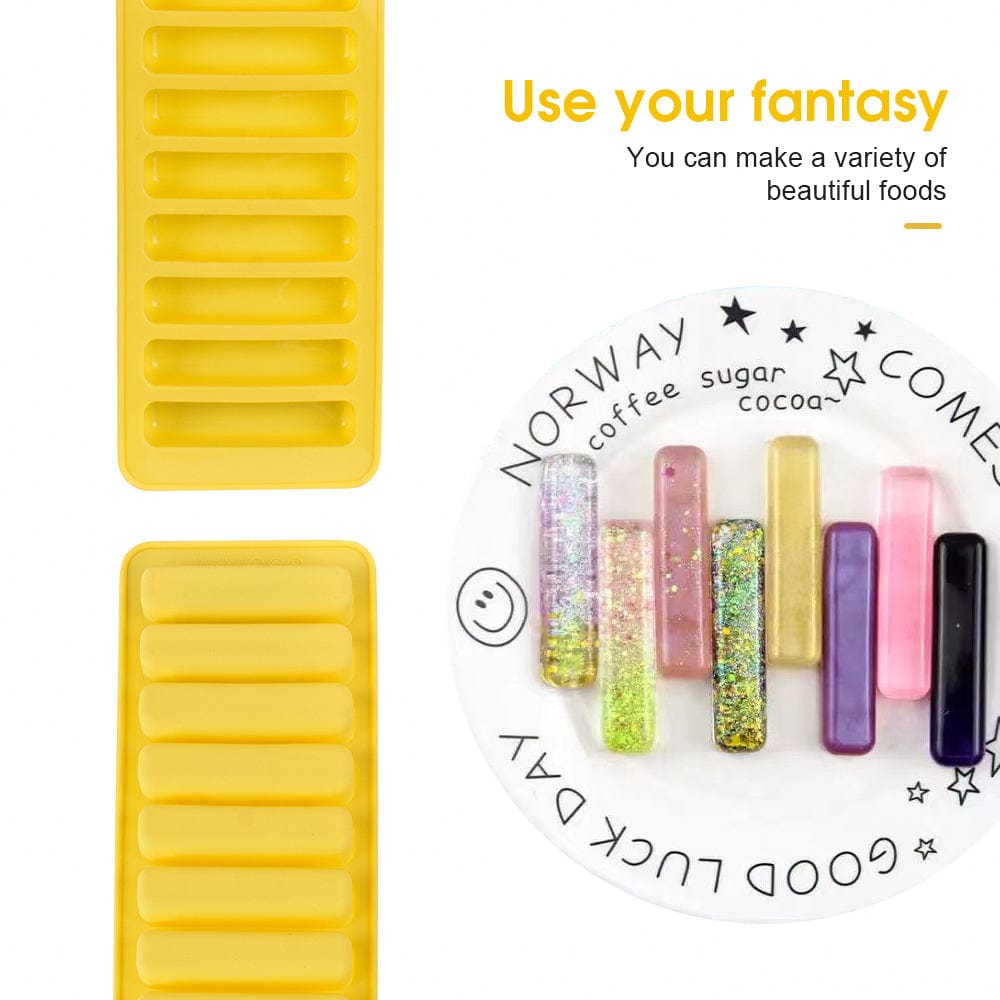 Silicone Water Bottle Ice Block Tray