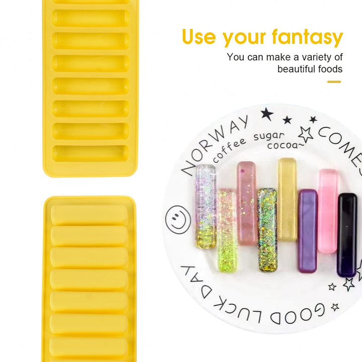 Silicone Water Bottle Ice Block Tray