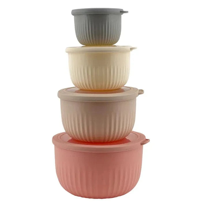 Cook Easy 4PC Round Nested Food Storage Set