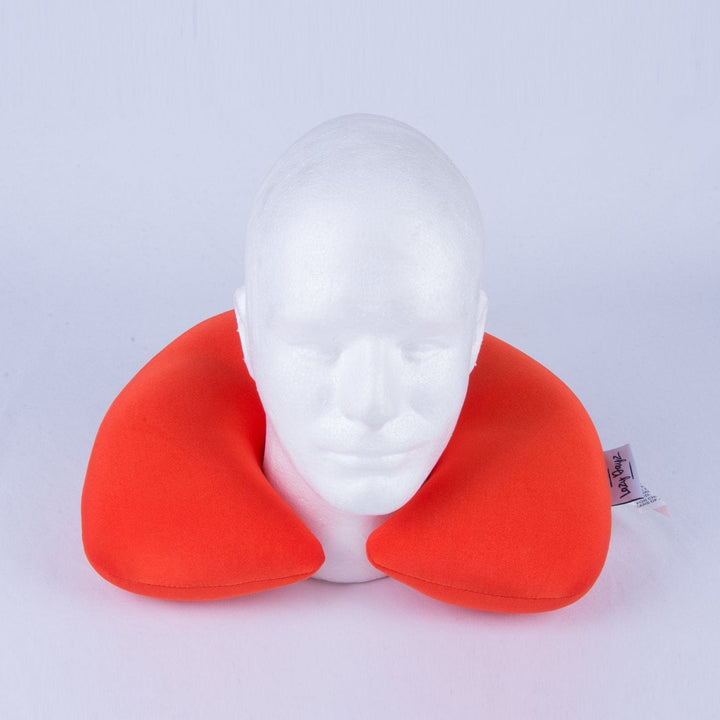 Lazy Dayz 2 Ways Reversible Microfibre Travel Pillow-Avocado/Watermelon