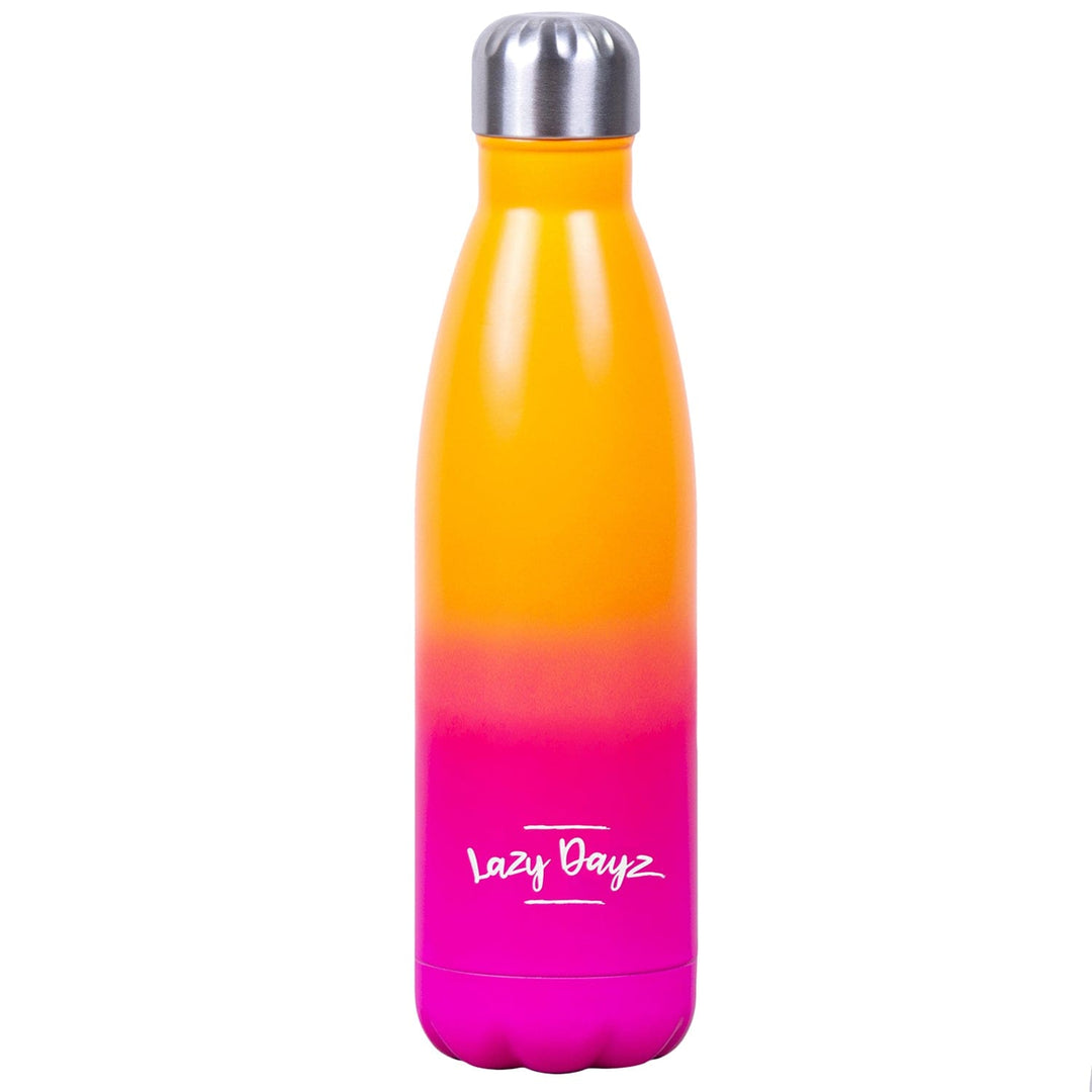 Lazy Dayz Hydration Lazy Dayz Daily Drink Bottle 500ml - Orange Pink Ombre