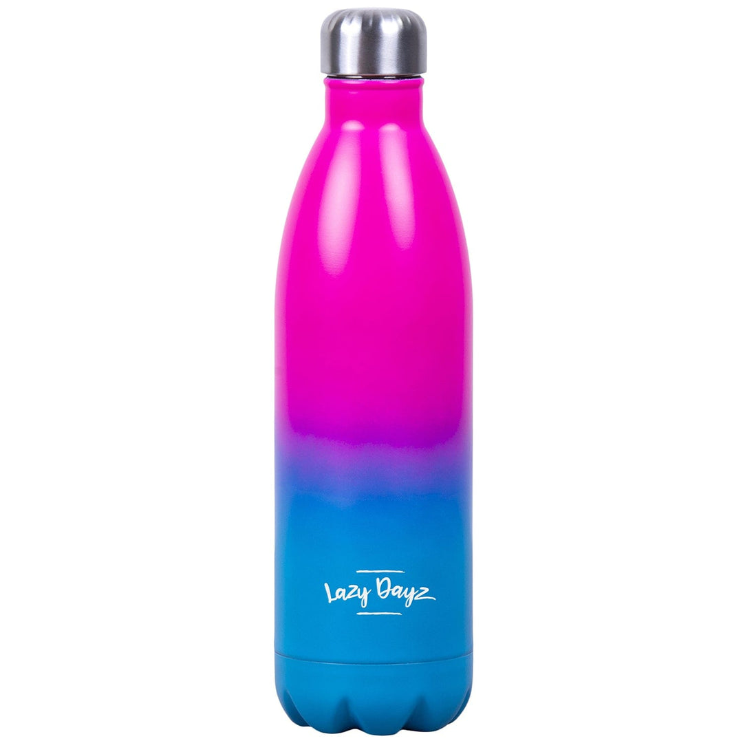 Lazy Dayz Hydration Lazy Dayz Jumbo Drink Bottle 1L - Pink Blue Ombre