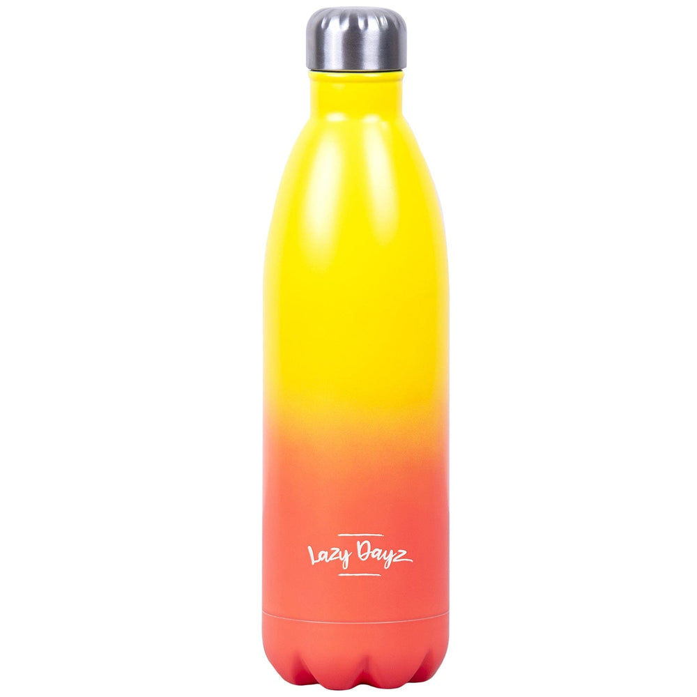 Lazy Dayz Hydration Lazy Dayz Jumbo Drink Bottle 1L - Yellow Peach Ombre