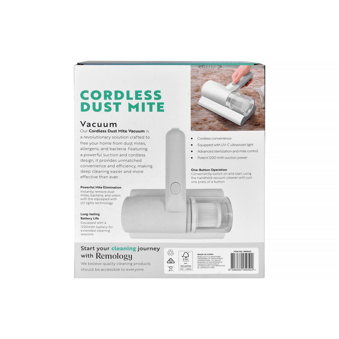 UV-C Ultraviolet Light Cordless Dust Mite Vacuum