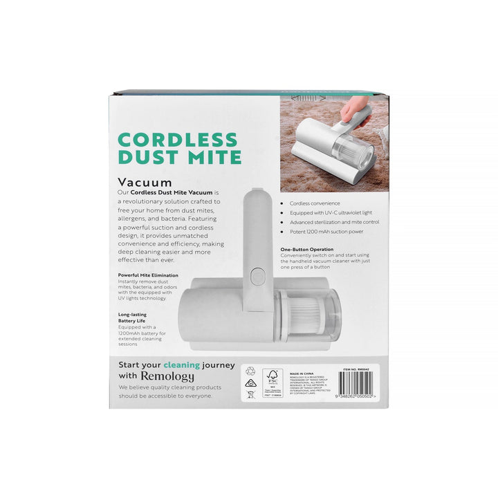 UV-C Ultraviolet Light Cordless Dust Mite Vacuum