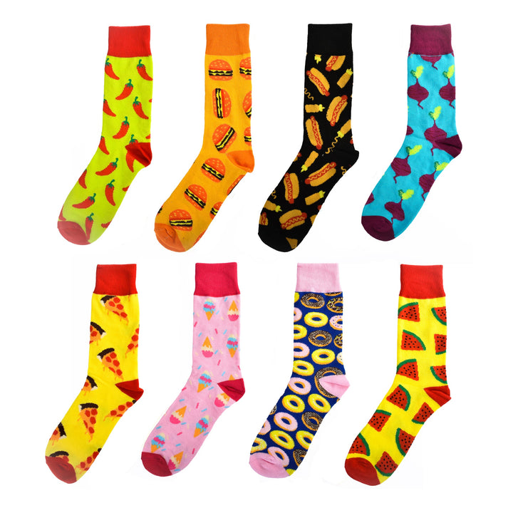 8 Pairs Fashion Novelty Funny  Socks one Size 5-13 Men  Socks  Women  Socks #5