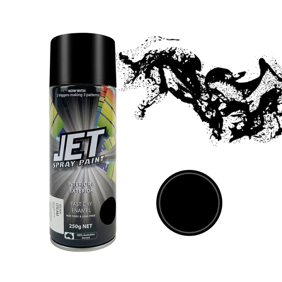 JET spray paint 3PK 250g Spray Paint Can For Interior and Exterior 26 colours Fast Dry