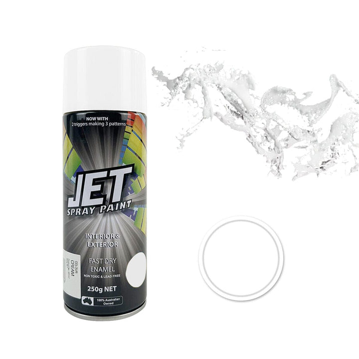 JET spray paint 3PK 250g Spray Paint Can For Interior and Exterior 26 colours Fast Dry