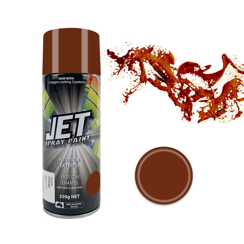 JET spray paint 3PK 250g Spray Paint Can For Interior and Exterior 26 colours Fast Dry