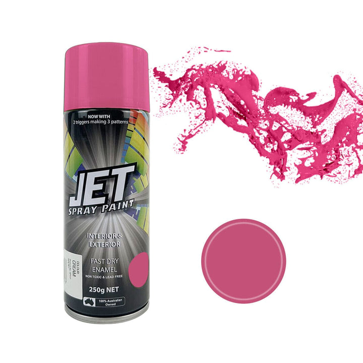 JET spray paint 3PK 250g Spray Paint Can For Interior and Exterior 26 colours Fast Dry