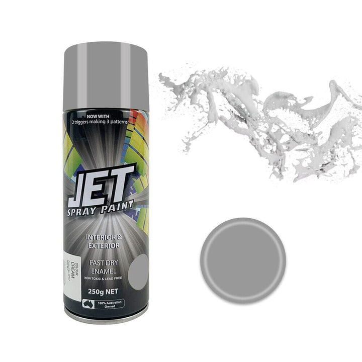 JET spray paint 3PK 250g Spray Paint Can For Interior and Exterior 26 colours Fast Dry