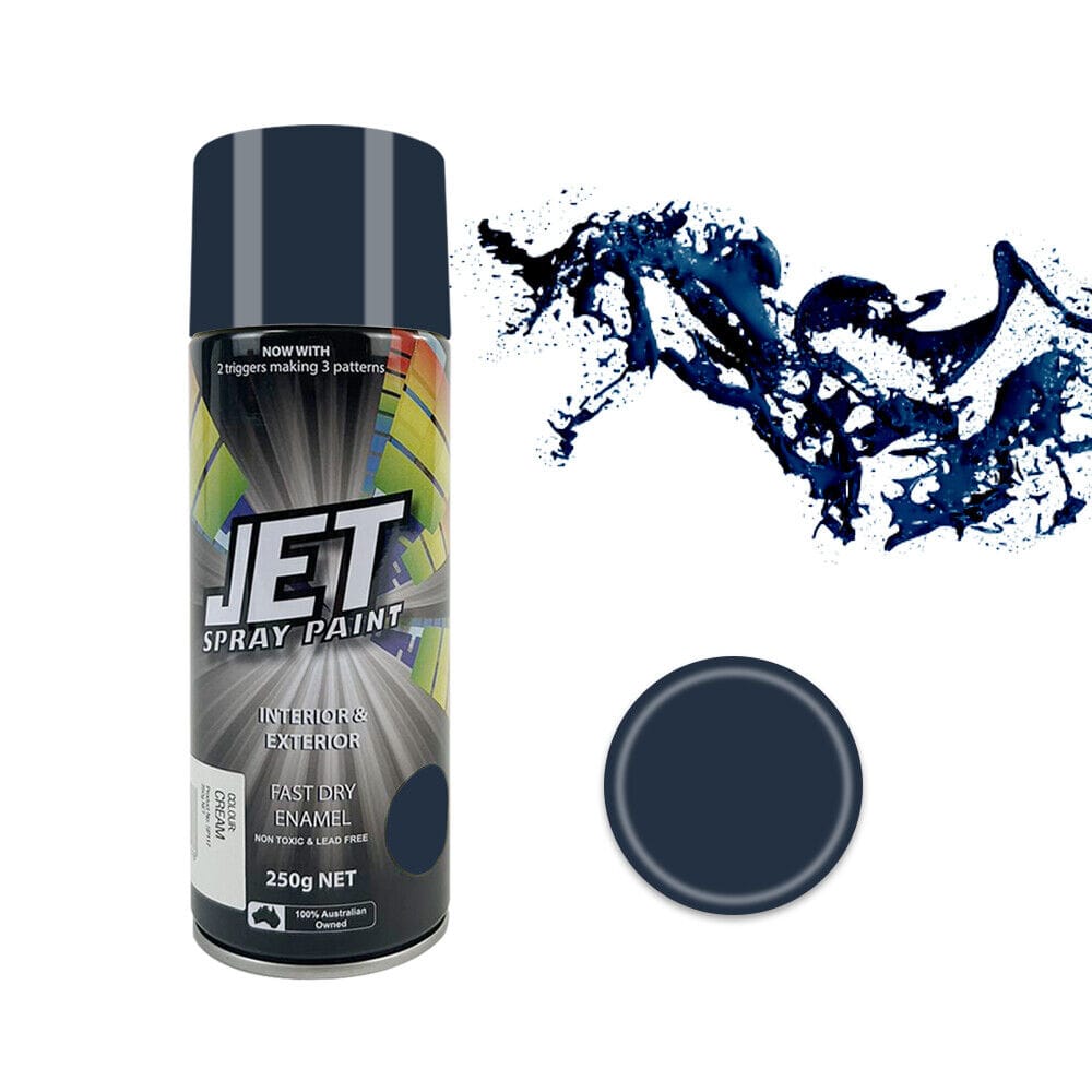 JET spray paint 3PK 250g Spray Paint Can For Interior and Exterior 26 colours Fast Dry