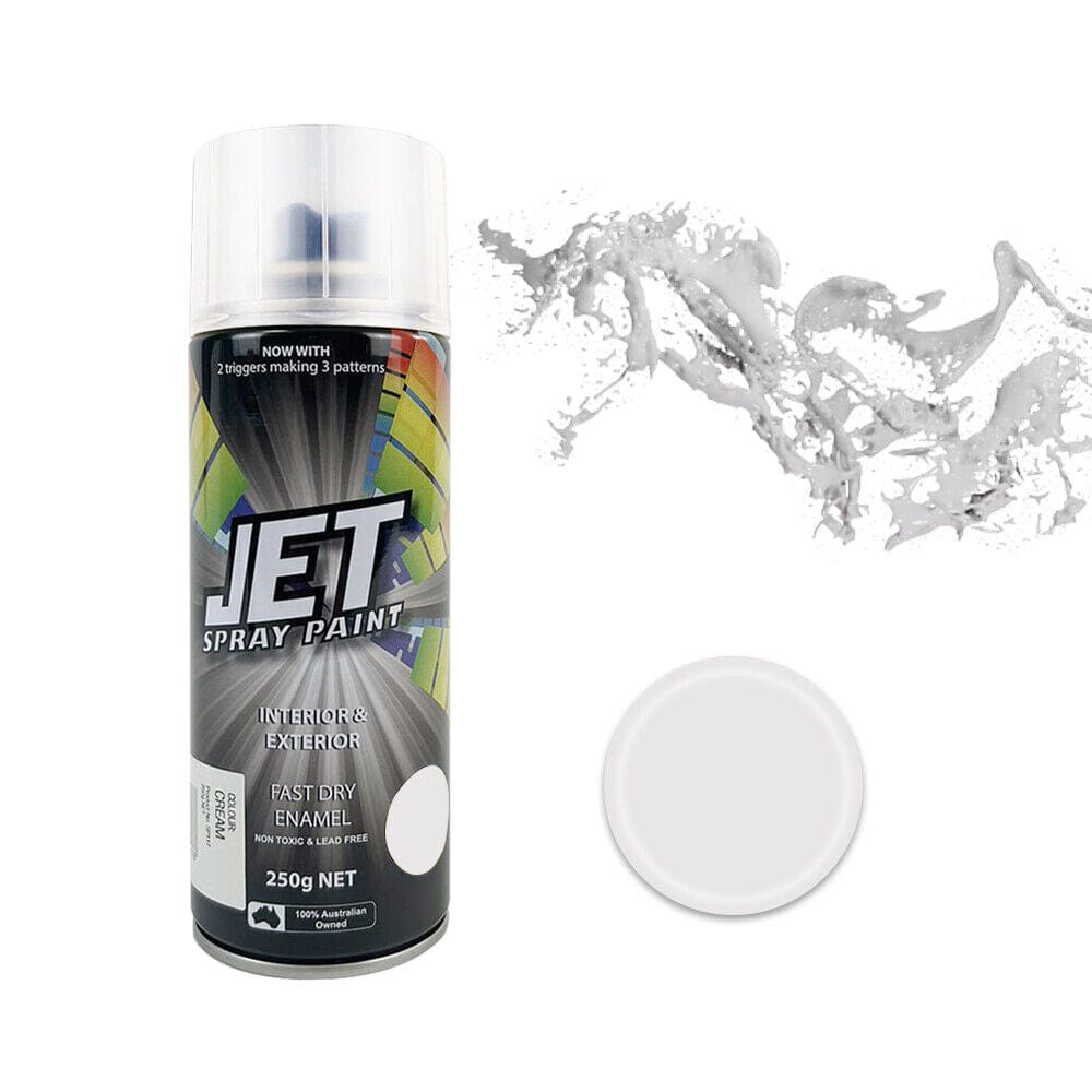 JET spray paint 3PK 250g Spray Paint Can For Interior and Exterior 26 colours Fast Dry