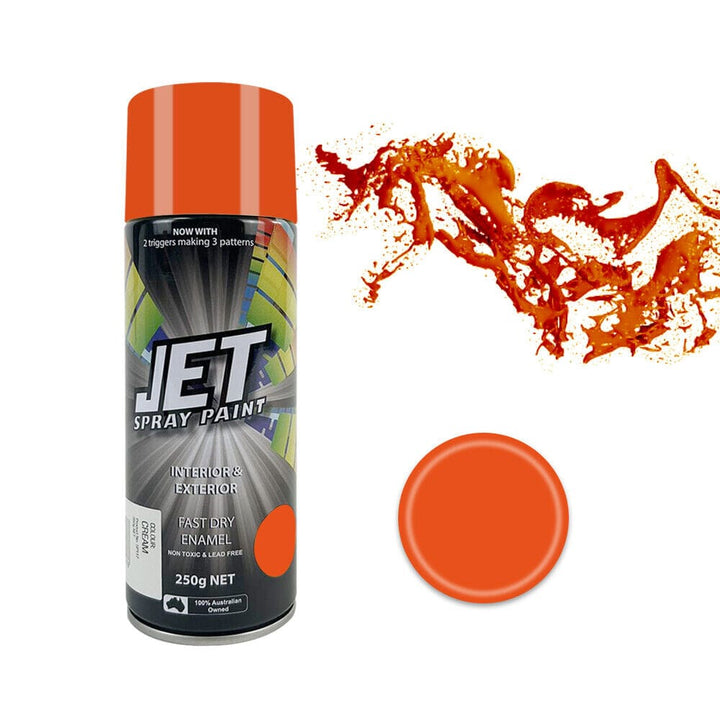 JET spray paint 3PK 250g Spray Paint Can For Interior and Exterior 26 colours Fast Dry