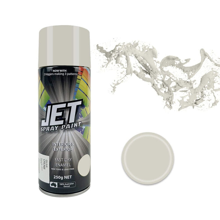 JET spray paint 3PK 250g Spray Paint Can For Interior and Exterior 26 colours Fast Dry