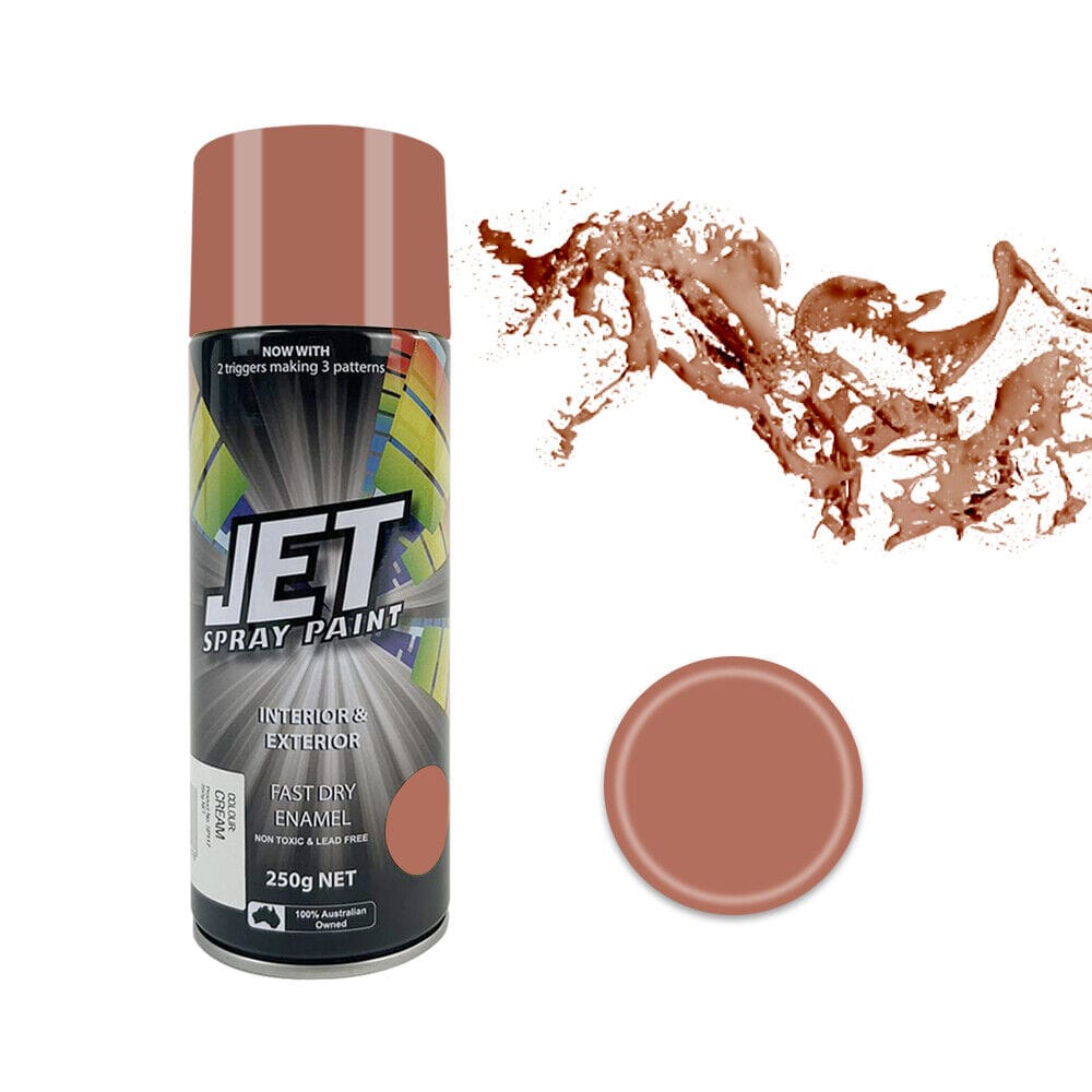 JET spray paint 3PK 250g Spray Paint Can For Interior and Exterior 26 colours Fast Dry