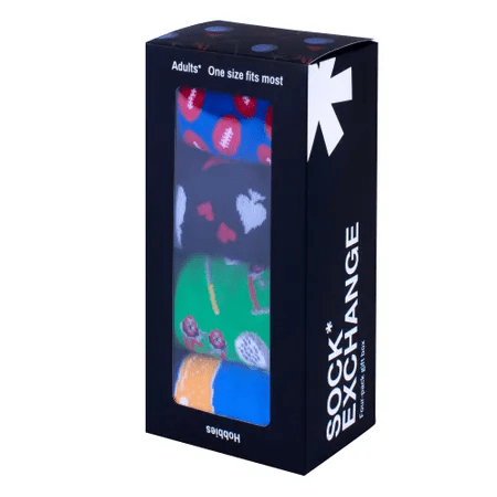 Sock Exchange Socks Gift Boxed 4 Pairs-Hobbies