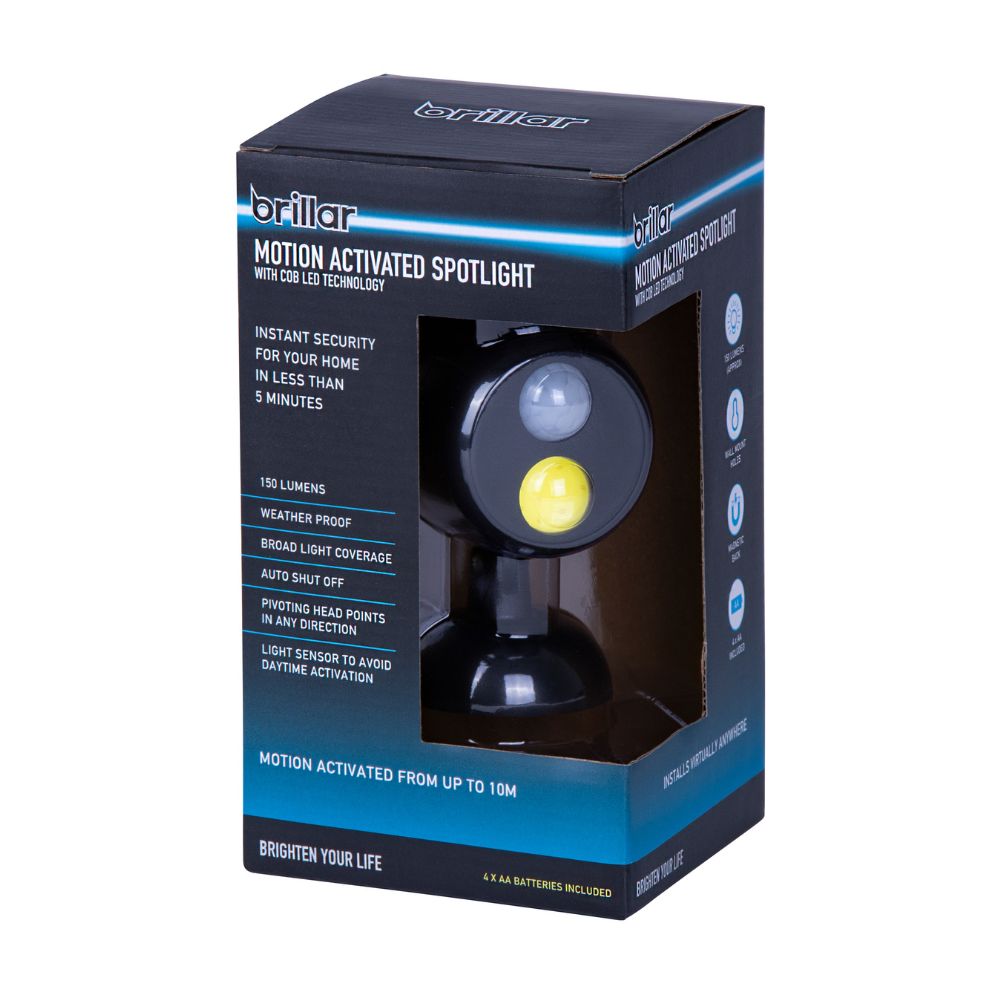 Motion Activated Spotlight with COB LED Technology