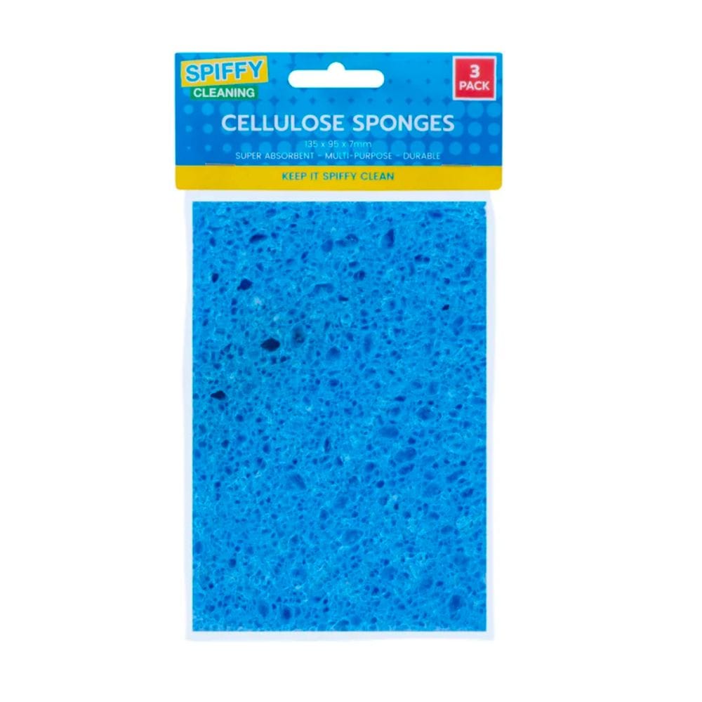 Spiffy cleaning sponge SPIFFY 3PC Cellulose Sponges
