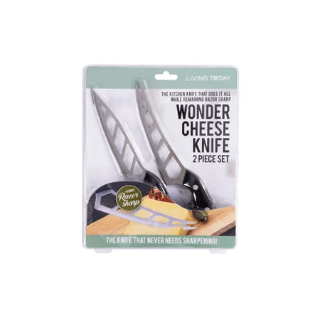 LIVINGTODAY Wonder Cheese Knife Set of 2