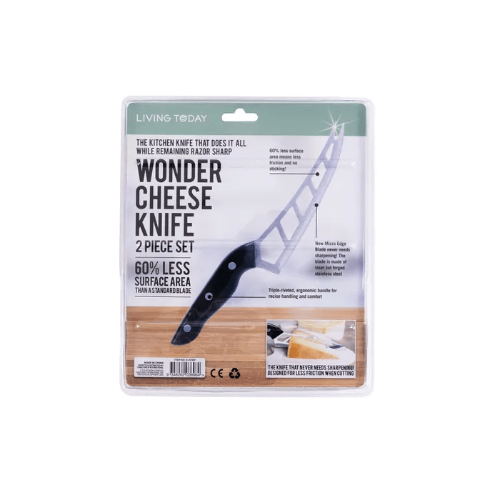 LIVINGTODAY Wonder Cheese Knife Set of 2