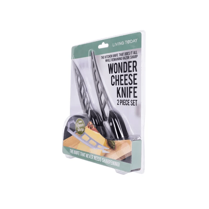 LIVINGTODAY Wonder Cheese Knife Set of 2