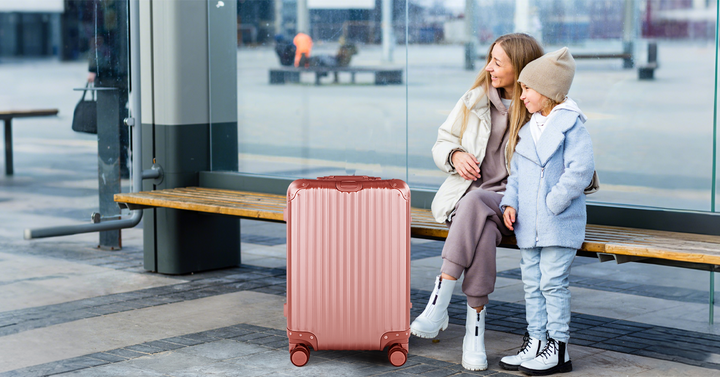 Flightmode Travel Suitcase Cabin-Rose Gold