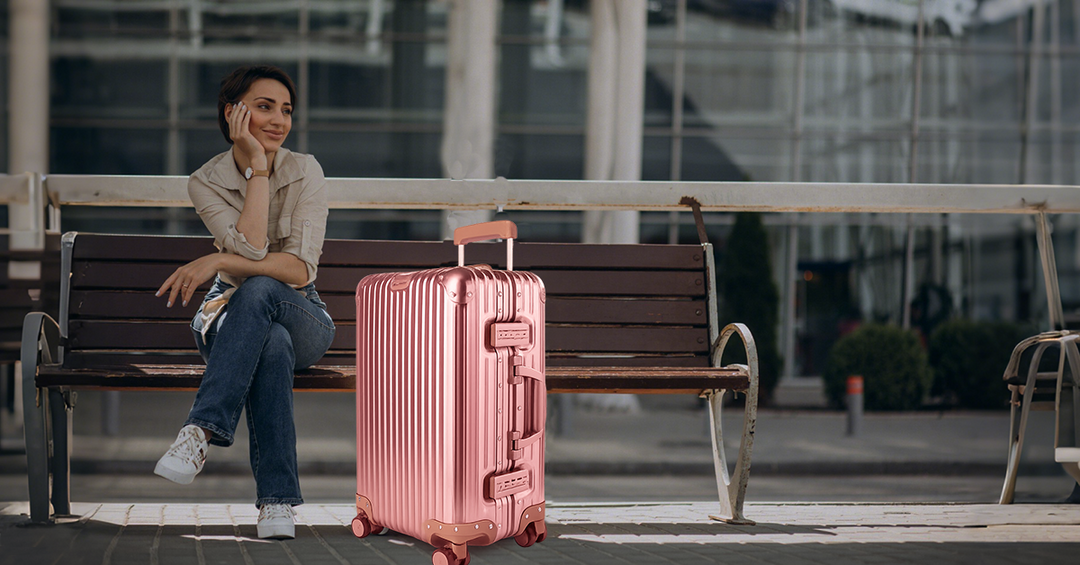 Flightmode Travel Suitcase Cabin-Rose Gold