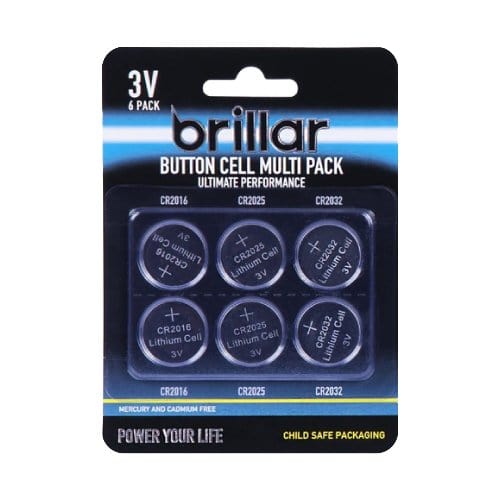 Brillar General Purpose Batteries Brillar Lithium Button Cell Batteries 24pk