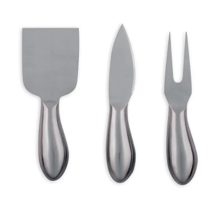 Living Today Kitchen Knives Clevinger Belmont 3 Piece Stainless Steel Cheese Knife Set