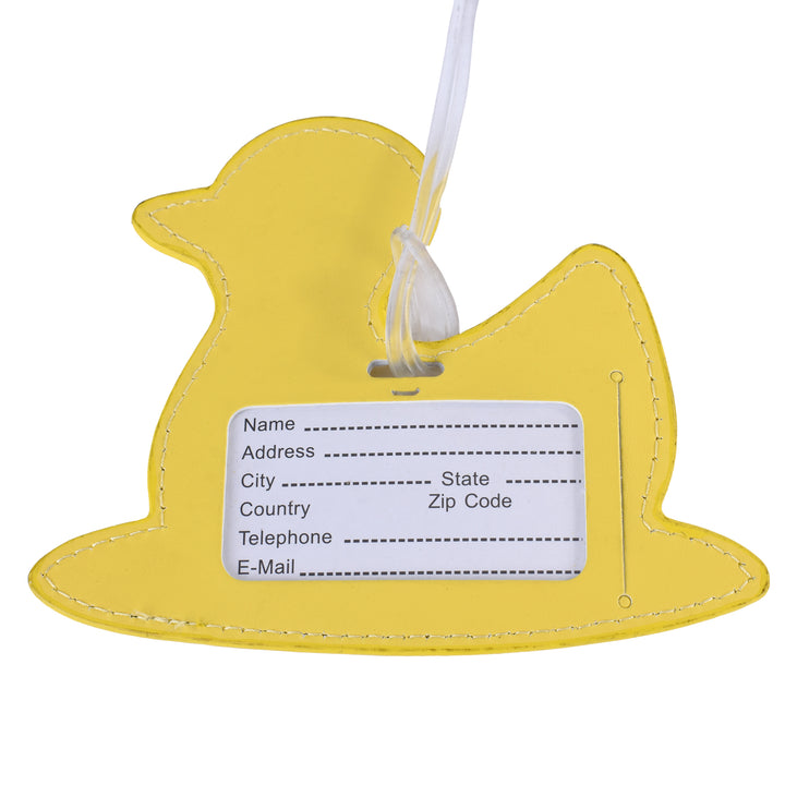 3 Pcs Flightmode PU Kids Luggage Tags