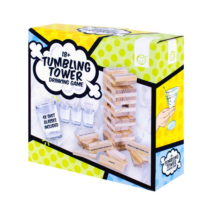 Party Game Drinking Tumbling Tower Game