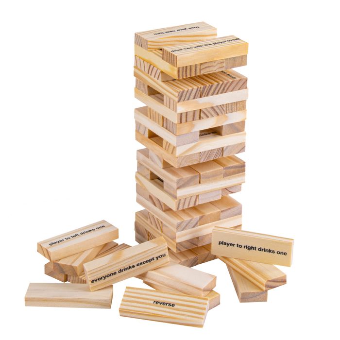 Party Game Drinking Tumbling Tower Game