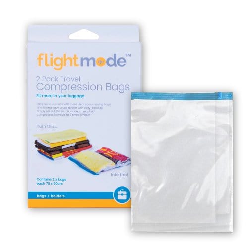 Flightmode 2 Pack Easy Care Travel Vacuum Compression Bags
