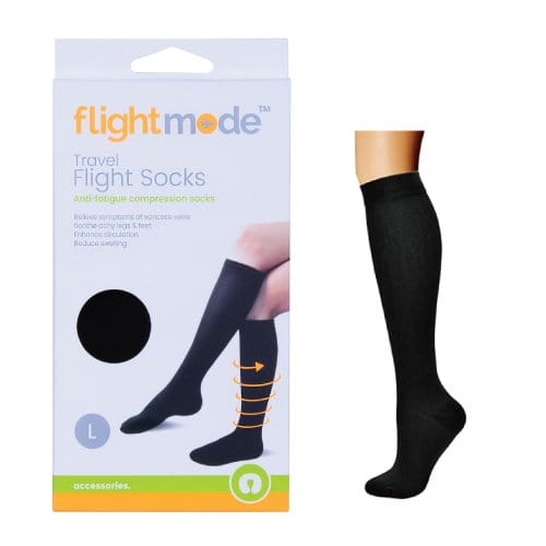 Flight Mode Travel Anti-Fatigue Flight Compression Socks-L/M