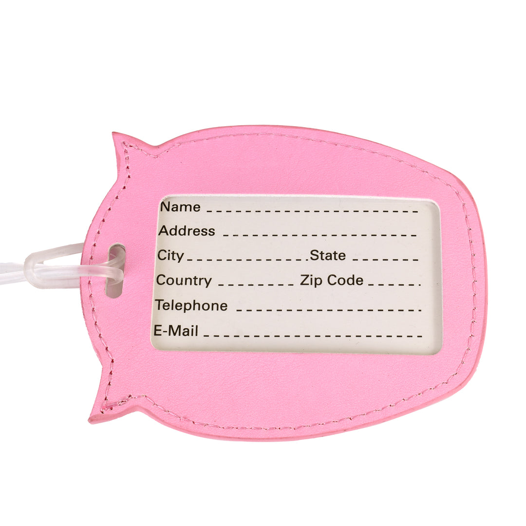 3 Pcs Flightmode PU Kids Luggage Tags