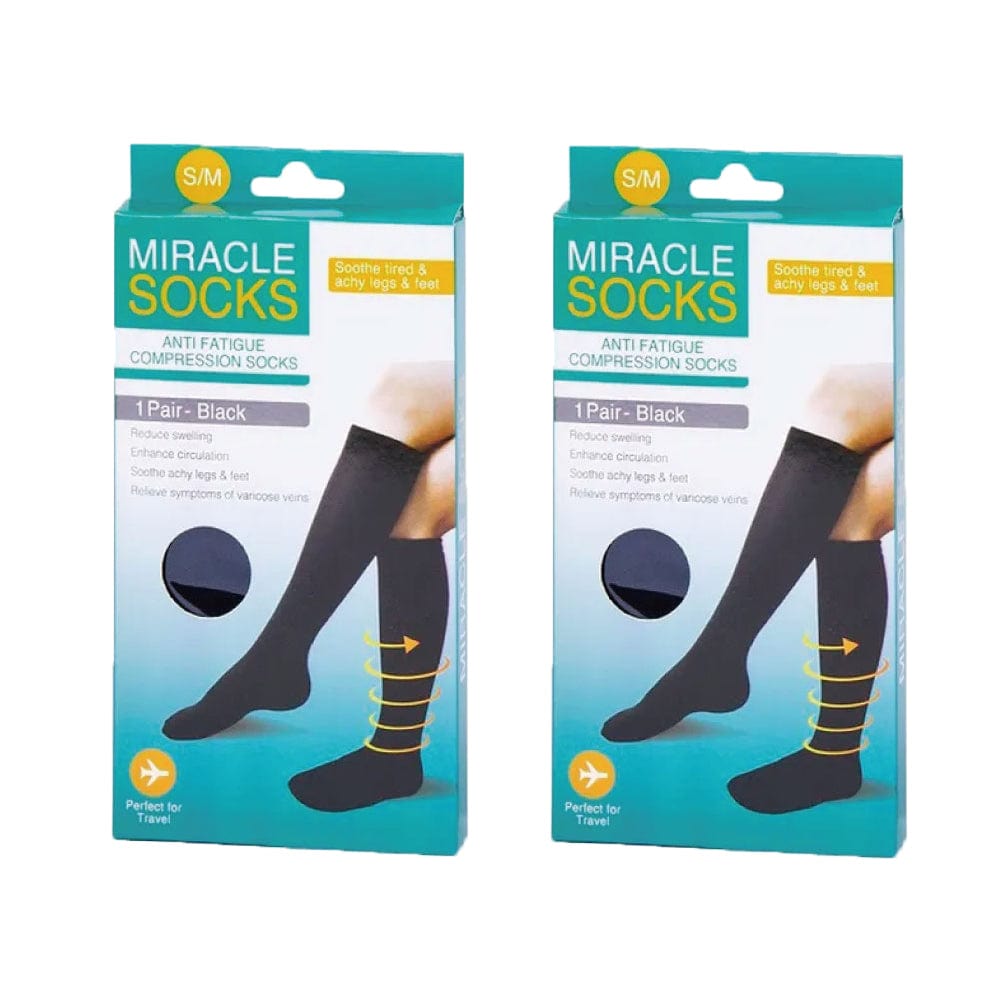 Living Today 2 pairs of Miracle Compression Socks - Medium