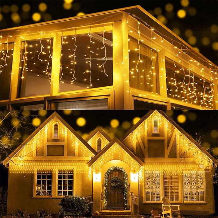 100 Battery Powered LED Fairy Lights 8 Function with Timer Christmas Decoration Warm White