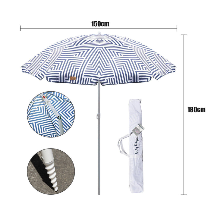 Lazy Dayz Beach Umbrella - Makena