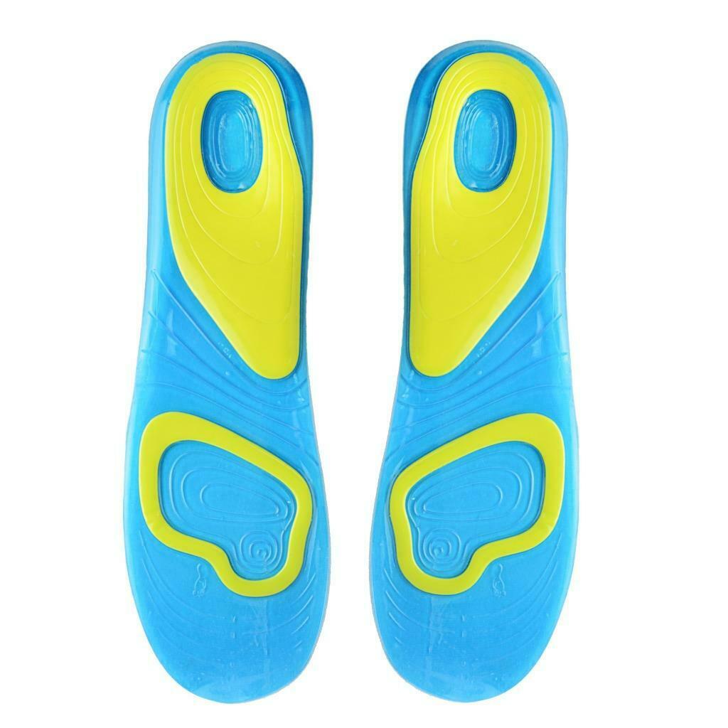 Living Today 2x Men's Gel Insoles, Arch Support Pads, Large