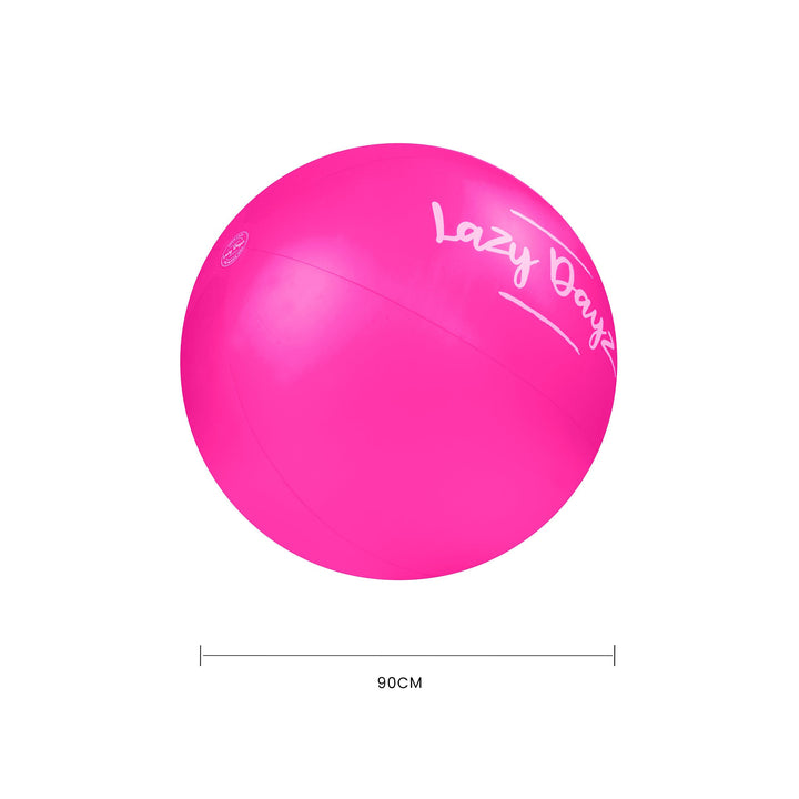 90cm Lazy Dayz Inflatable Jumbo Beach Ball - Pink