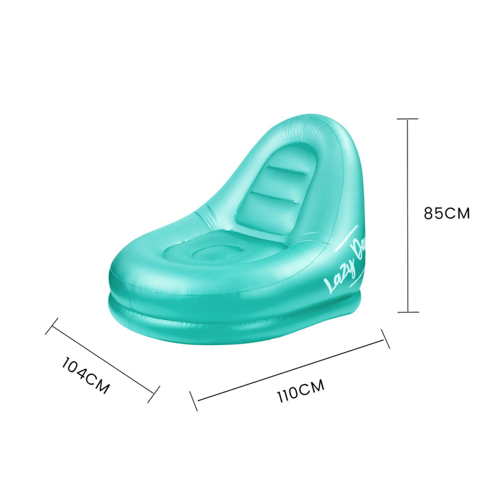 Jumbo Floating Pool Chairs Inflatable Lounger - Pink/Teal