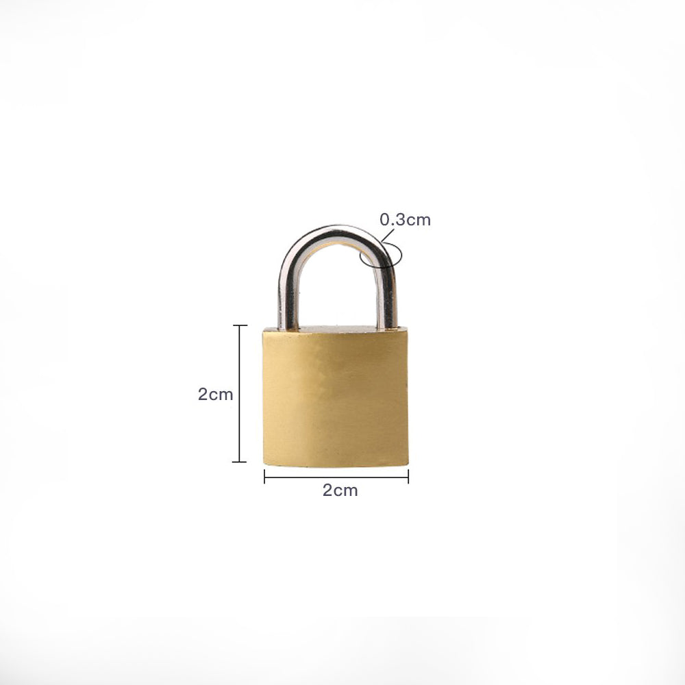 Flightmode Brass Padlock 2 Pack