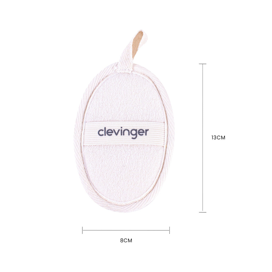Clevinger Loofah 6 x Clevinger Eco Oval Facial Exfoliating Loofah
