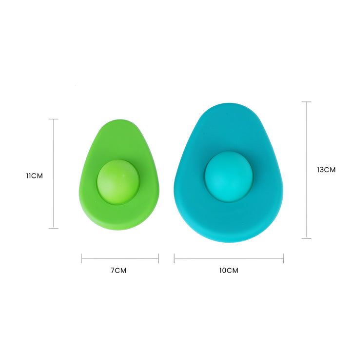 Avocado Saver with Silicone Cover 2PCS