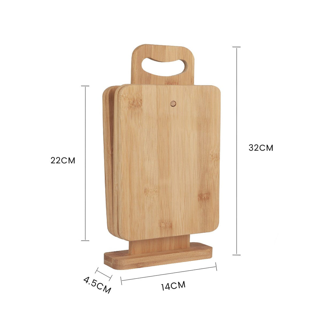 Living Today Kitchen 4 Piece Chopping Block Set With Display