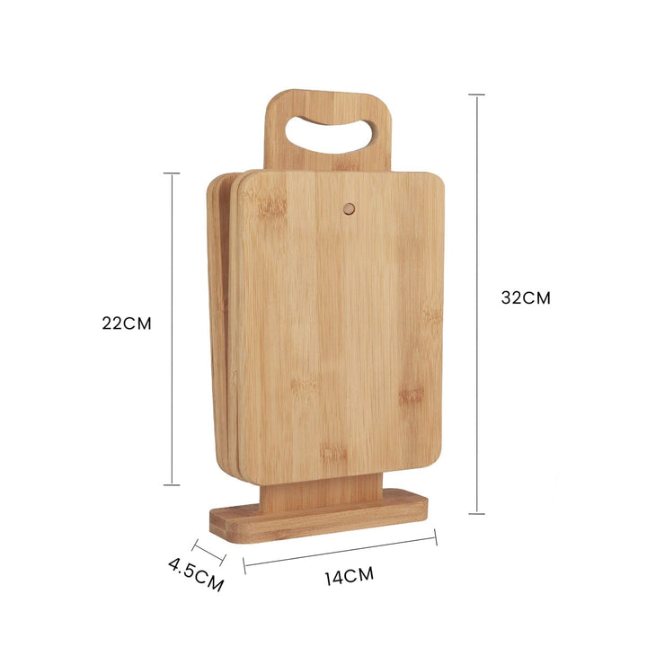 Living Today Kitchen 4 Piece Chopping Block Set With Display